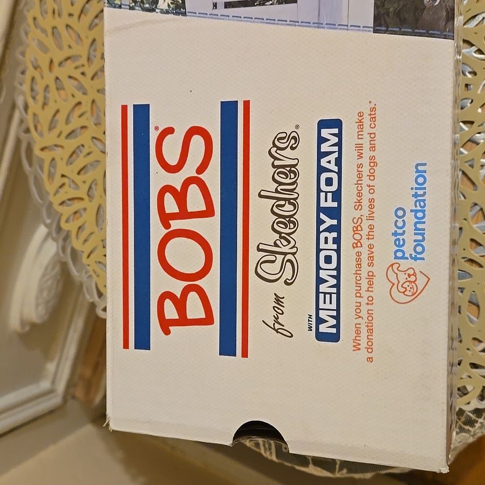 NIB Bobs from Skechers navy canvas flats Sz 10 ⭐️ - Picture 8 of 10